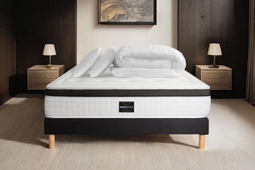 Privilege Pack 160 x 200 cm Memory Foam 5 Zones Black Base | Thickness: 26 cm | Comfort: Balanced