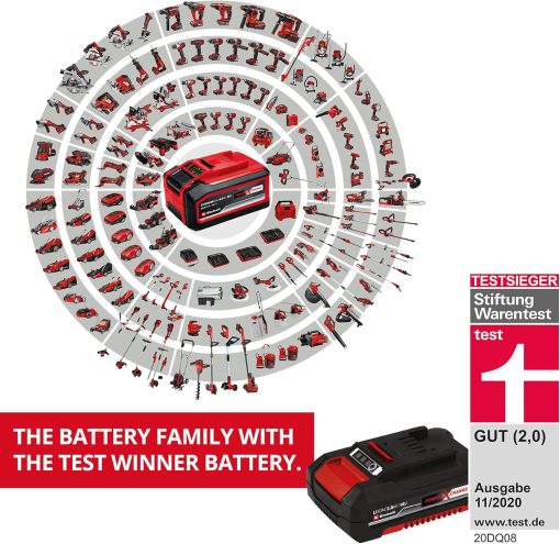 Einhell Tondeuse à gazon sans fil GE-CM 18/33 Li Kit Power X-Change (18V, Largeur de Coupe 33cm, Surface conseillée 200 m2) Livré avec Batterie 4,0 Ah et Chargeur - Image 13