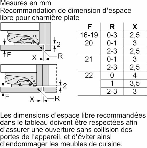 BOSCH KIR41VFE0, Série 4, Petit réfrigérateur, Encastrable, 122,5 x 56 cm, 204 L - Image 12
