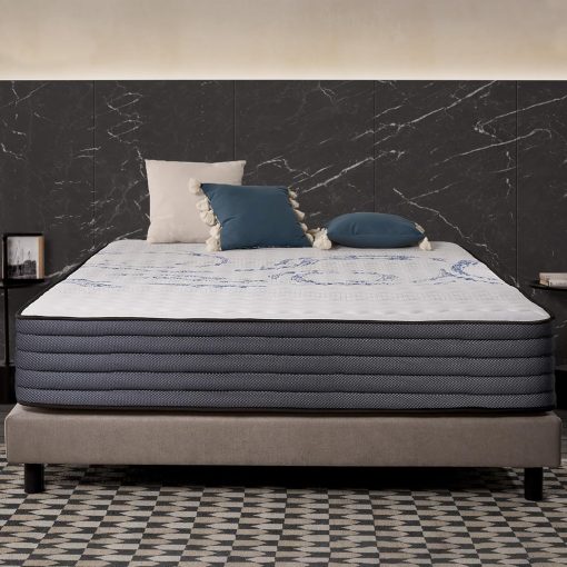NATURALEX - Matelas PerfectSleep 180x200 - épais 30 cm - Soutien Mousse à mémoire de Forme - Accueil Blue Latex - Confort Ferme - Respirant - 7 Zones - Réversible - Haute Densité - Fabriqué en Europe - Image 3