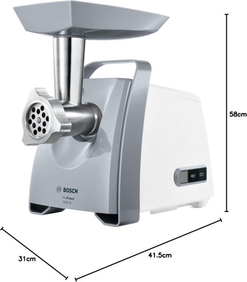 Bosch ProPower MFW67440 Hachoir à viande polyvalent – Jusqu'à 3,5 kilos de viande par minute – Puissance de 700 W, Noir - Image 50