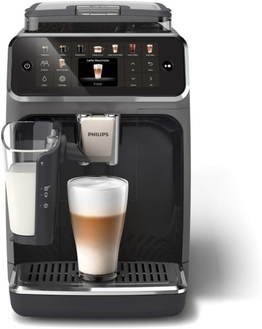 Philips Série 5400 Machine Expresso - Café à Grain - LatteGo Mousseur à Lait, 12 Spécialités de Café, Affichage Intuitif, 4 Profils Utilisateur, Noir (EP5441/50) - Image 3