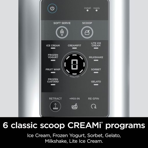 Ninja Swirl by CREAMi Ice Cream and Soft Serve Maker, Sorbet, Milkshake, Frozen Yogurt, Low Calories Program & More, 13-in-1, Soft Serve Handle, (2) CREAMi Swirl 16oz Pints, For Kids & ALL ages, NC701 - Image 5