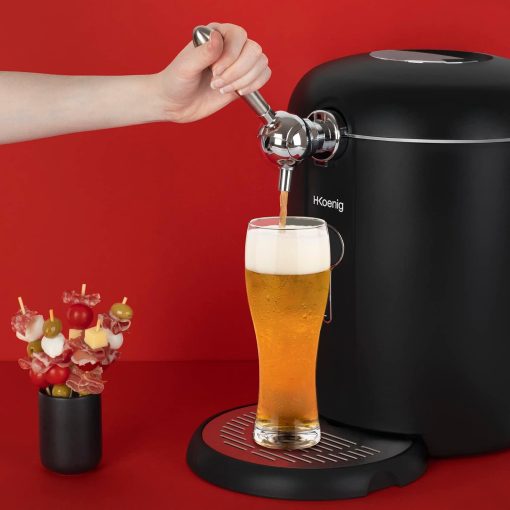 H.Koenig Tireuse à Bière compatible tous F?ts Universels Pressurisés de 5L Inox BW1778, Machine, Pompe, Pression domestique, Professionnelle, Universelle, Refroidissement intégré 4°C - Image 18