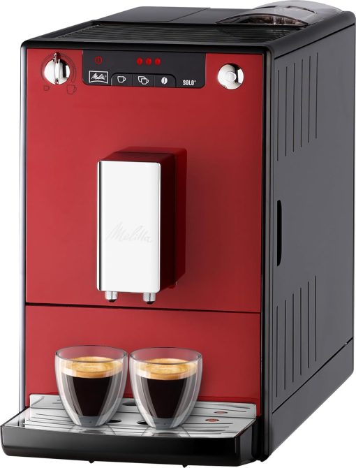 Melitta Caffeo Solo Noir Pure Black, Machine à Café à Grains avec Broyeur et Système d'Extraction des Ar?mes, Affichage LED, Mode 1 à 2 Tasses, Cafetière Expresso, Automatique, E950-222, 1400W - Image 7