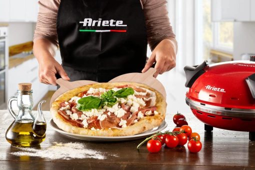 Ariete Pizza Oven 918, Pizza 4 Minutes, 5 Cooking Levels, Refractory Plate for Heating, Wooden Blades Included, Maximum Temperature 400°C, 1200W, White - Image 16