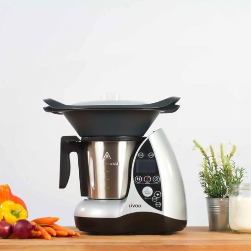 Livoo - Robot culinaire chauffant DOP142G - 12 fonctions, 3L, 12 niveaux de puissance, minuterie 60 min, 20°C à 120°C - Image 2