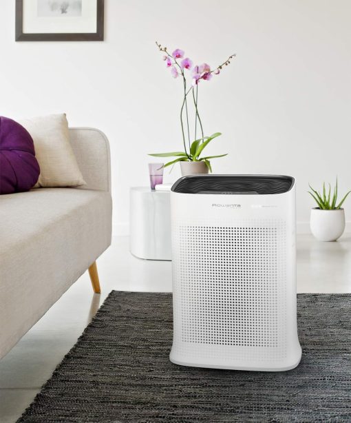 Rowenta Nanocaptur+ Pure Air Purifier, Silent, Automatic, 4 Filtration Levels, Treatment of Allergens and Fine Particles PU3040F0, White - Image 11