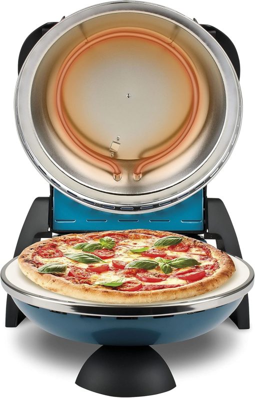 G3 Ferrari G10006 Pizza Express Delizia, 1200 W Pizza Oven, Adjustable Thermostat up to 400°C, Cooks Tasty Pizza in 5 Minutes, Double Resistance, Recipe Book and Spatulas Included - Black - Image 38