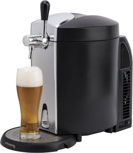 H.Koenig Tireuse à Bière compatible tous F?ts Universels Pressurisés de 5L Inox BW1778, Machine, Pompe, Pression domestique, Professionnelle, Universelle, Refroidissement intégré 4°C - Image 27