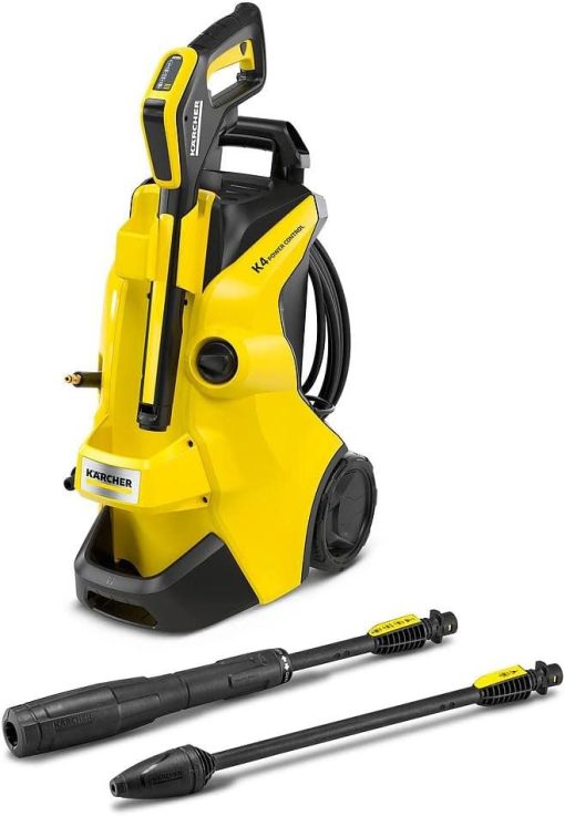 K?rcher Nettoyeur Haute Pression K 4 Power Control Flex Home, Pression : max. 130 bar, Débit : 420 l/h, Surface : 30 m2/h, Poids : 11,5 kg, Pistolet Haute Pression, Rotabuse, Lance, Home Kit - Image 4