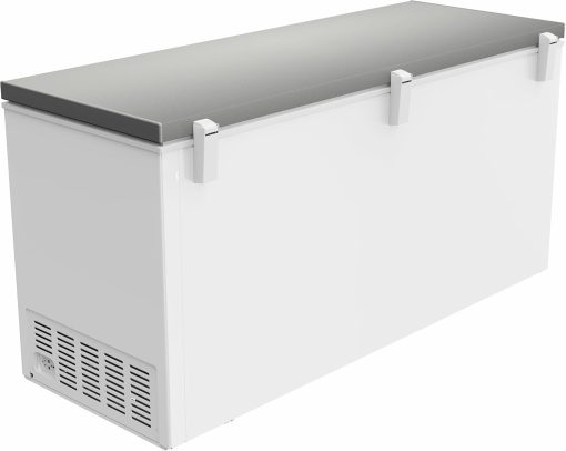 METRO Professional Congélateur bahut GHF2700S, acier, 188 x 73.5 x 94.5 cm, 700 L, 125 W, 3 paniers, éclairage LED, avec serrure, blanc/gris - Image 19