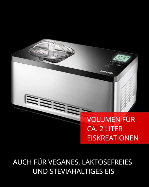 Unold 2074013 Gusto Turbine à Glace Réfrigérante Argent - Image 2