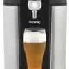 H.Koenig Tireuse à Bière compatible tous F?ts Universels Pressurisés de 5L Inox BW1778, Machine, Pompe, Pression domestique, Professionnelle, Universelle, Refroidissement intégré 4°C