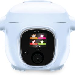 Moulinex Cookeo Mini Smart High Pressure Multicooker, 3L, 2 People, 150 Built-in Recipes, Unattended Cooking, Step-by-Step Guide, Compact, Moulinex App CE880410