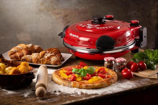 Ariete Pizza Oven 918, Pizza 4 Minutes, 5 Cooking Levels, Refractory Plate for Heating, Wooden Blades Included, Maximum Temperature 400°C, 1200W, White - Image 33