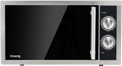 H.Koenig Micro-Ondes Four Grill 2 en 1 VIO9, 25L, Plateau tournant 27cm, 10 modes de cuisson jusqu’à 1000W, Décongélation, Cuisson combinée, écran LCD [Classe énergétique A+] - Image 7