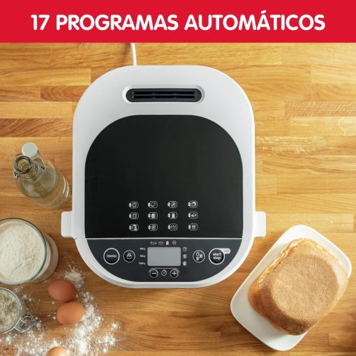 Moulinex OW210130 Machine à Pain 12 Programmes Plastique Blanc 31 x 29 x 29 cm - Image 10