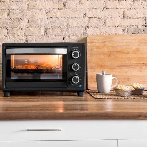 Cecotec Bake&Toast 4600 Black Gyro Countertop Oven, 46 L, 2000 W, 12 Combinable Heating Functions, Includes Rotating Spindle, Crumb Catcher Tray. - Image 37