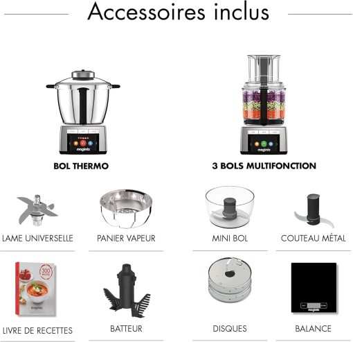 Magimix Cook Expert 18903 Multifunctional Food Processor 3.5 L, Black Made in France - Image 6