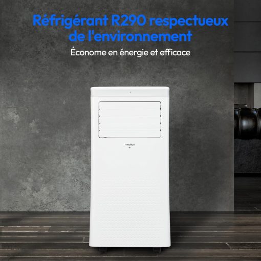 MEDION Smart Climatiseur Mobile P1002 (10000 BTU, 3-en-1, Refroidir, Déshumidification, Ventilation, jusqu'à 34m2, kit de joint de fenêtre, mode sommeil, contr?le Wifi, Télécommande, écran, MD 37733) - Image 26