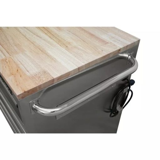 72 po. 18-Tiroir 24 po. D Mobile Workbench avec acier inoxydable en bois massif - Image 10