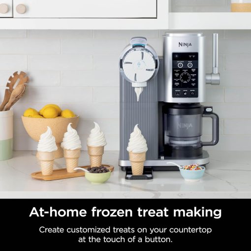 Ninja Swirl by CREAMi Ice Cream and Soft Serve Maker, Sorbet, Milkshake, Frozen Yogurt, Low Calories Program & More, 13-in-1, Soft Serve Handle, (2) CREAMi Swirl 16oz Pints, For Kids & ALL ages, NC701 - Image 11