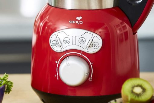 Senya SYCP-HB008R Cook & Ice V3 Red Stainless Steel Heated Blender, Soup Blender/Milled Soup, Steaming, Crushed Ice Smoothies, 1, 5L, 1400W, SYCP-HB008R - Image 33