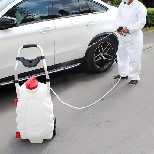 FORUM EQUIPEMENT - Pulvérisateur électrique Pro Sprayer III 30L – Pulvérisateur électrique Toiture Longue Portée à Batterie Rechargeable, Débit 240 L/H, Tuyau 8m - 2 Batteries - Image 7