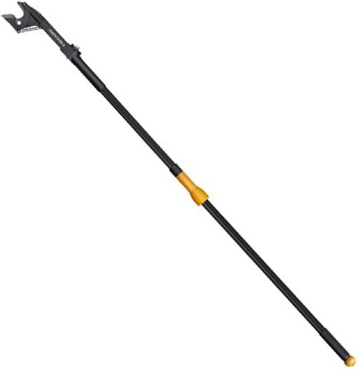 Fiskars Coupe-Branches Multifonctions Télescopique, pour Bois vert et Rameaux, Revêtement antiadhésif, Lame en acier/manche en aluminium, longueur 2,4 - 4 m, noir/orange, UPX86, 1023624 - Image 7