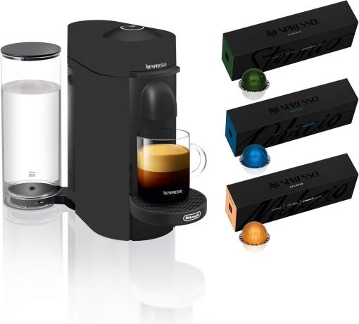Nespresso Vertuo Plus Coffee and Espresso Maker By De'Longhi, Ink Black - Image 18