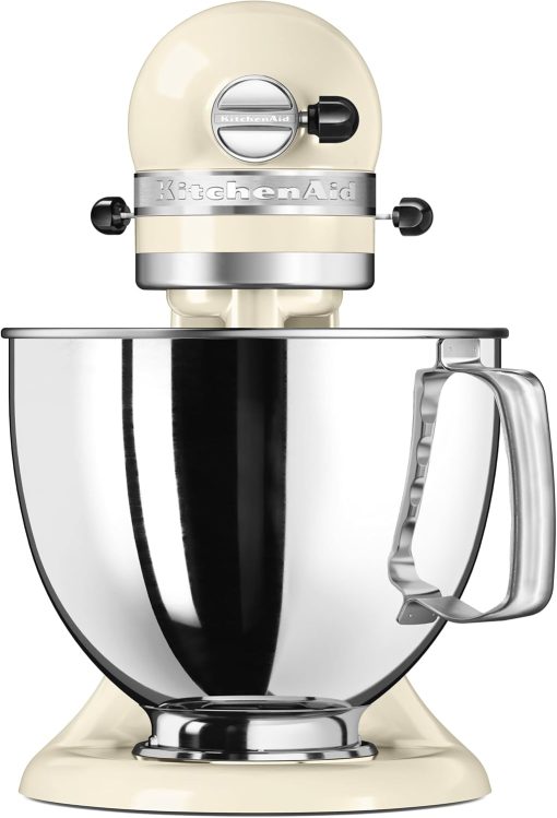 KitchenAid Robot Patissier I Artisan I Robot cuisine multifonctions à tête inclinable I Avec 4 accessoires I Bol de 4,8L | Crème - Image 20