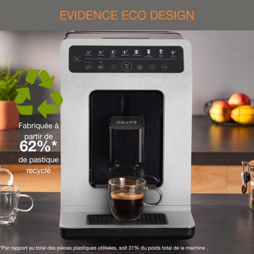 KRUPS Evidence Eco-Design Automatic Cappuccino and Espresso Machine, Exceptional Taste, Quattro Force, Milk-Based Drinks with One-Touch System, 8 Preset Drinks, EA897A - Image 26
