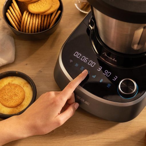 Cecotec Robot de Cuisine Mambo Black. 23 Fonctions, 10 Niveaux de Température, 1700W, 2,5 kg de Pate, Cruche de 3,3L, 10 Vitesses, Minuterie, Température Réglable de 37 °C à 120 °C - Image 27