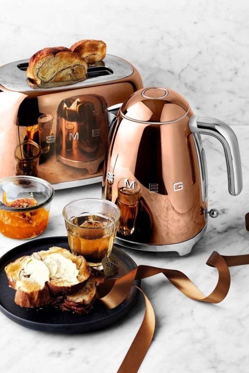 Smeg, Bouilloire électrique KLF03PGEU 1,7 L, Filtre Anticalcaire Lavable, Arrêt Automatique de Sécurité, Indicateur de Niveau d'Eau, Base Antidérapante, Range Cordon, Puissance 2400W, Vert d'Eau - Image 36