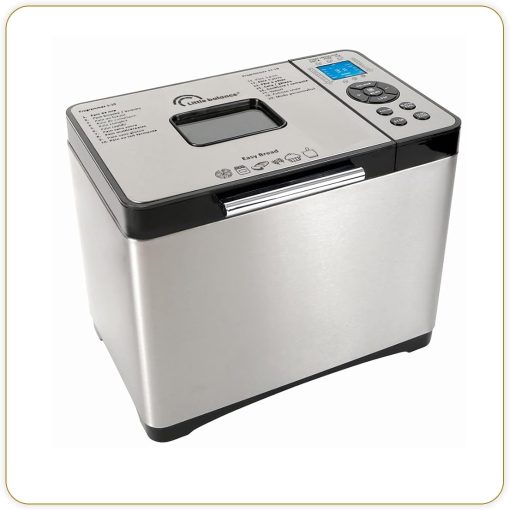 Little balance 8398 Easy Bread, Bread maker, baguettes, buns, 19 programs, Up to 1 kg, All Stainless Steel