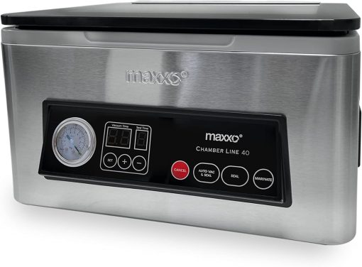 Maxxo VM ChamberLine 40 Professional Food Vacuum Sealer - Vacuum Chamber 72 L/min, Stainless Steel, Double Welding, Vacuum Sealer + 30 Bags Included - Image 13