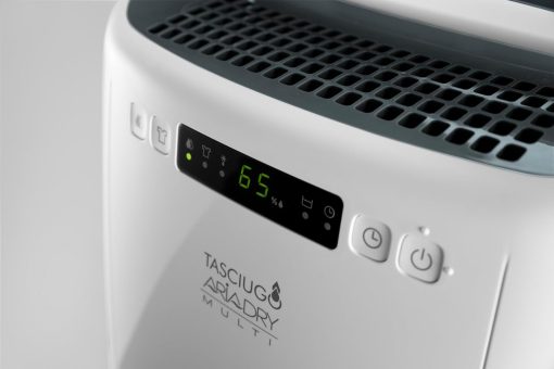 De'Longhi Tasciugo AriaDry Multi Dehumidifier DEXD216RF, Portable Dehumidifier with 3-Action Filtration, Dry Function, 16L/Day Moisture Absorption, R290, Removable Tank, White - Image 3