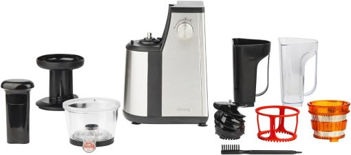 H.Koenig GSX12 Vertical Juice Extractor Stainless Steel Black, Fruit and Vegetable Juice, BPA Free, 82 mm Wide Mouth, Soft Pressure, 1 Litre, 400 W - Image 17