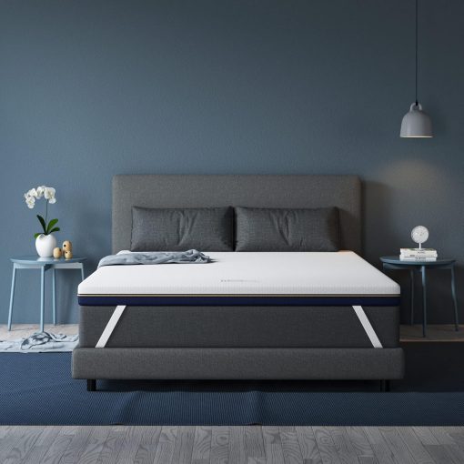 BedStory Mattress Topper 160 x 200 cm, Thickness 10 cm, Memory Foam Mattress Topper 160 x 200 cm Gel Infused Ergonomic Mattress Topper, High Density Ventilation, Hypoallergenic Washable Cover - Image 7