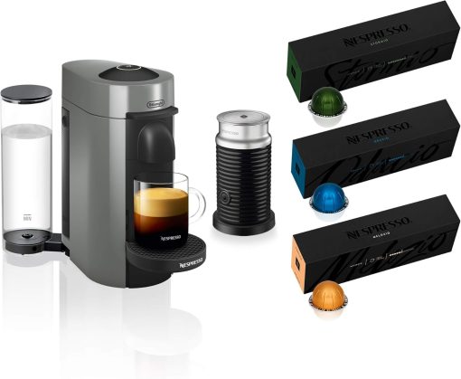 Nespresso Vertuo Plus Coffee and Espresso Maker By De'Longhi, Ink Black - Image 40