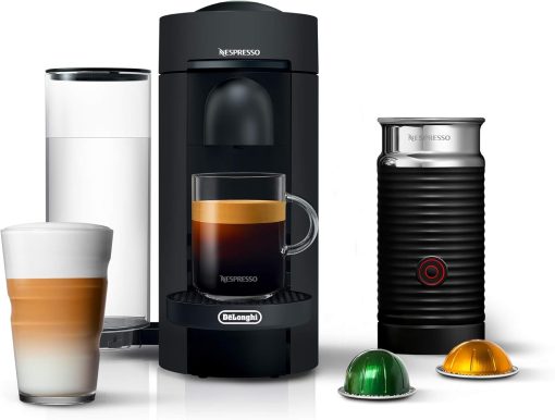Nespresso Vertuo Plus Coffee and Espresso Maker By De'Longhi, Ink Black - Image 2