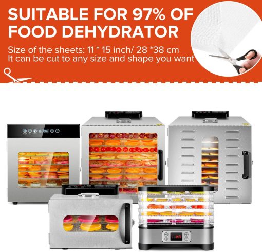 Kwasyo Food Dehydrator Stainless Steel 8 Trays Temperature Regulator 30-90°C 24H Timer Function BPA Free Dehydrator for Fruit, Meat, Vegetables - Image 10