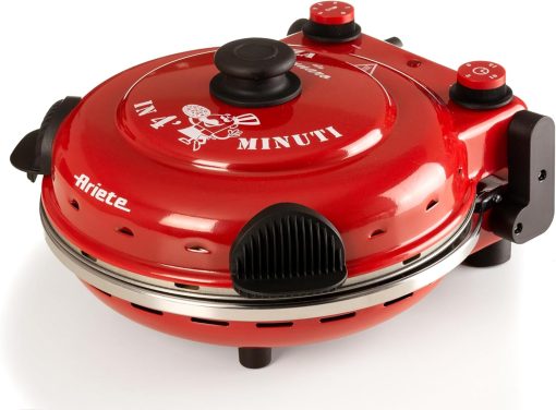 Ariete Pizza Oven 918, Pizza 4 Minutes, 5 Cooking Levels, Refractory Plate for Heating, Wooden Blades Included, Maximum Temperature 400°C, 1200W, White - Image 34