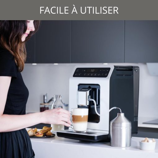KRUPS Evidence Eco-Design Automatic Cappuccino and Espresso Machine, Exceptional Taste, Quattro Force, Milk-Based Drinks with One-Touch System, 8 Preset Drinks, EA897A - Image 18