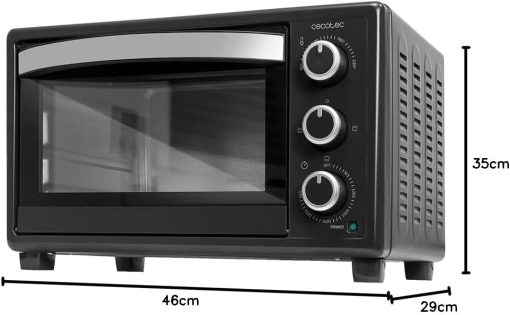 Cecotec Bake&Toast 4600 Black Gyro Countertop Oven, 46 L, 2000 W, 12 Combinable Heating Functions, Includes Rotating Spindle, Crumb Catcher Tray. - Image 42