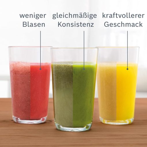 Bosch Electroménager - MMBV622M Blender sous vide VitaPower Série 8 – Grande préservation des vitamines – Gourde to go avec valve sous-vide – 1,5 L – 1000W - Argent/Noir - Image 8