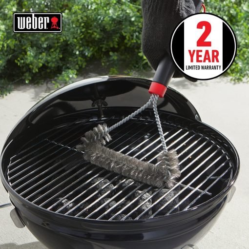 Weber Q1400 Barbecue électrique, surface de cuisson 43 x 32 cm, nomade, grille en fonte émaillée divisée en 2 parties, couvercle et cuve en fonte d'aluminium - Gris foncé (52020053) - Image 8