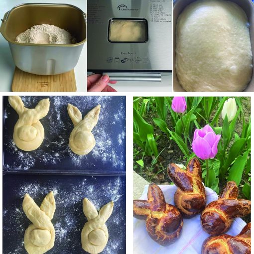 Little balance 8398 Easy Bread, Bread maker, baguettes, buns, 19 programs, Up to 1 kg, All Stainless Steel - Image 3