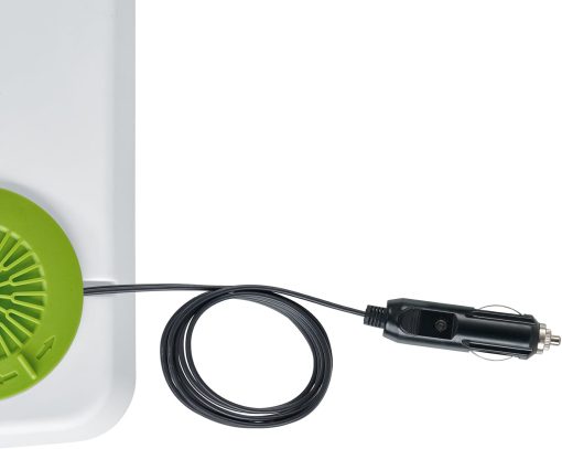 SEVERIN KB 2922 Electric Cooler (19 L) with Cooling and Keep Warm Function, Car Cooler with 2 Connections (Power Supply and Cigarette Lighter), Cool Box Green/Grey - Image 8